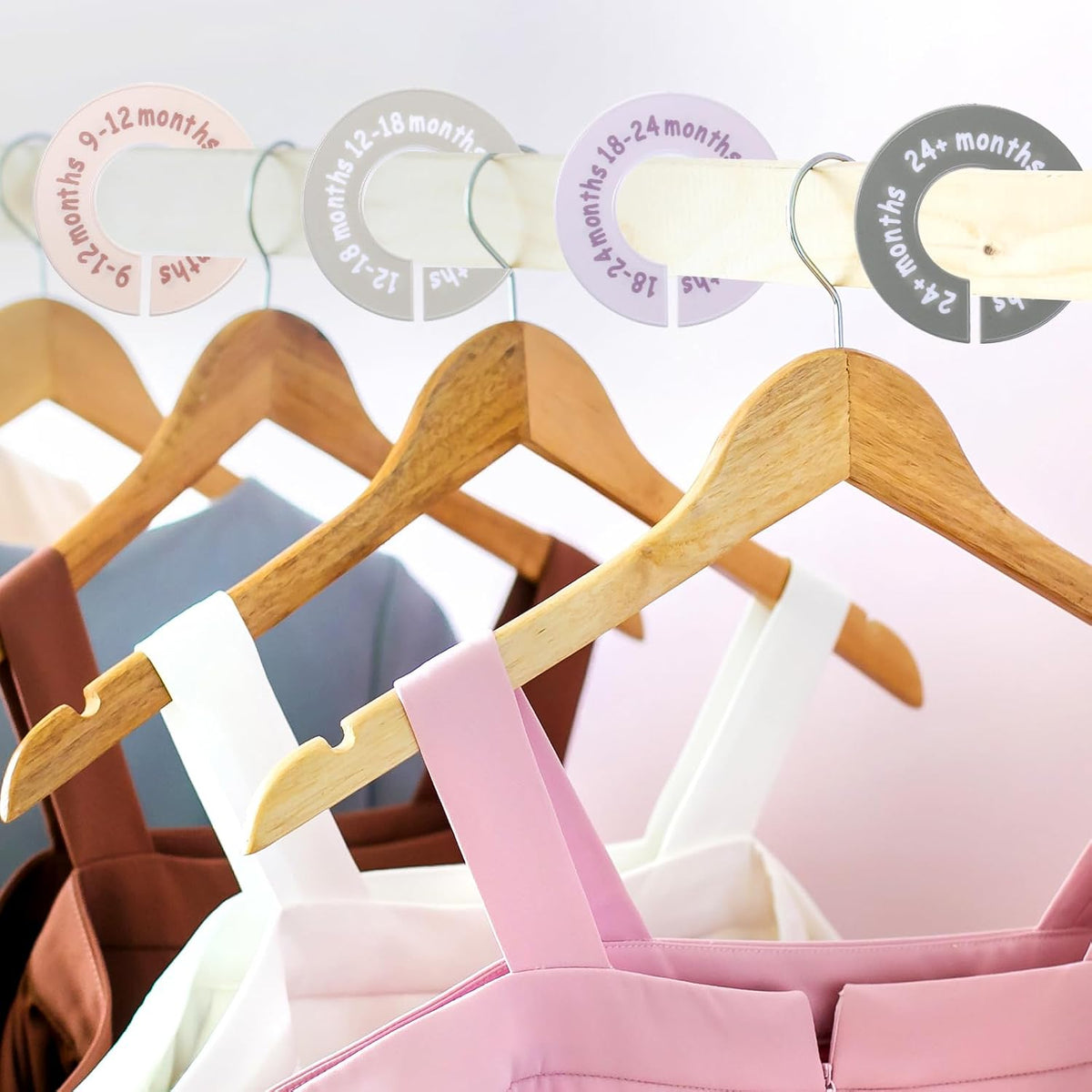 Hecila Baby Closet Dividers Baby Closet Dividers for Cloth 8PCS