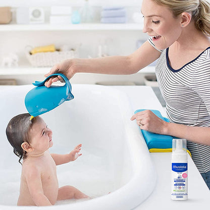 Baby Bath All-in-One Elbow Saver and Kneeler, Moby, Grey