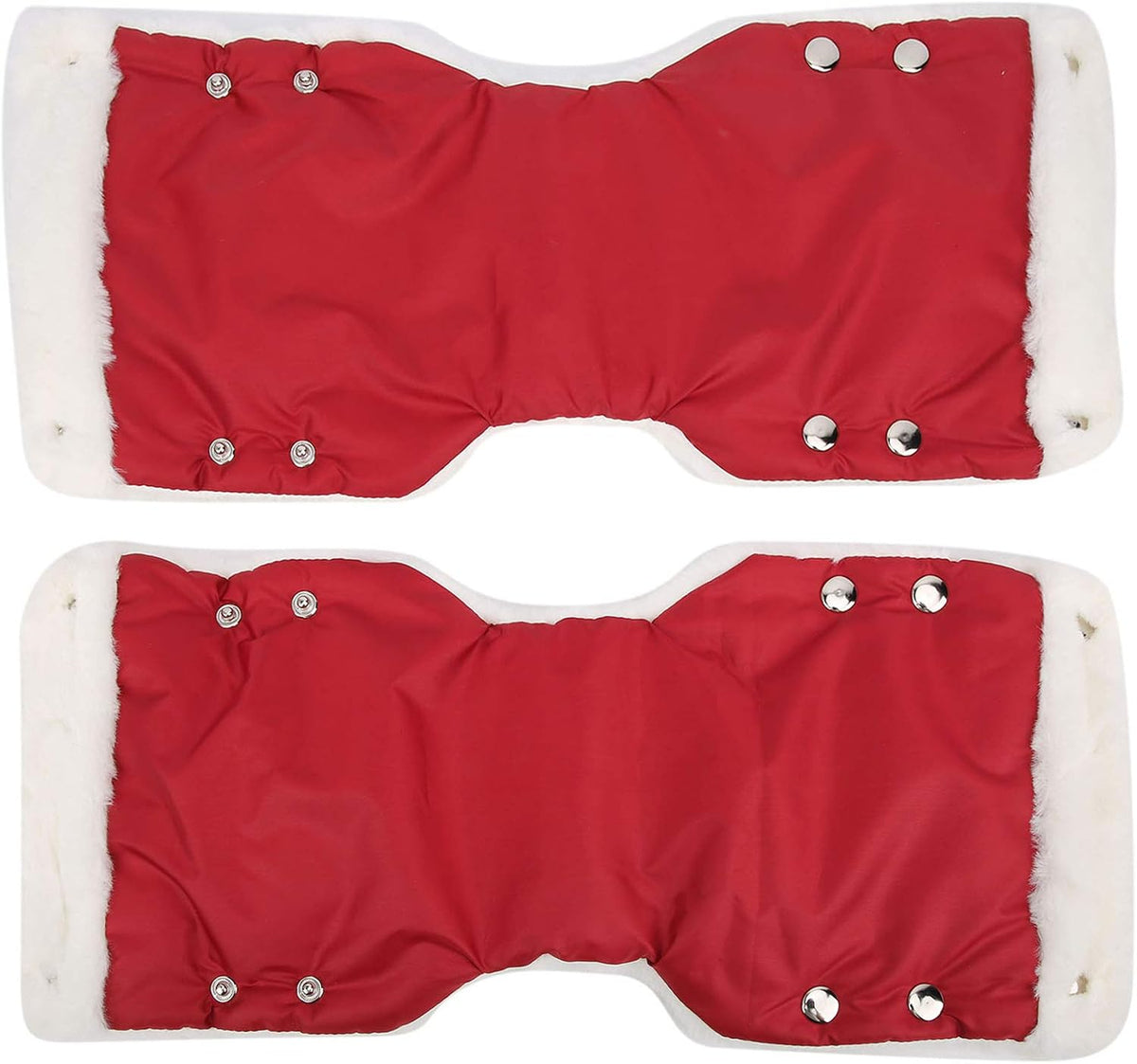 Stroller Hand Muff, Infants Stroller Gloves, Stroller Hand Muff Warm Gloves, Watertight Stroller Mittens, Carriage Handmuffs Stroller Accessories, for Parents and Caregivers in Cold Weather(red)