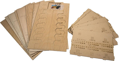 Game Organizer Compatible with Terraforming Mars: Ares Expedition - Wooden Game Organizing Box with Multiple Trays