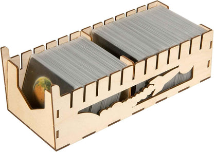 Game Organizer Compatible with Terraforming Mars: Ares Expedition - Wooden Game Organizing Box with Multiple Trays