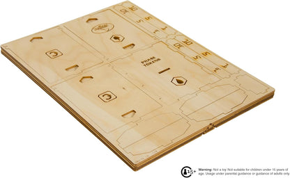 Game Organizer Compatible with Terraforming Mars: Ares Expedition - Wooden Game Organizing Box with Multiple Trays
