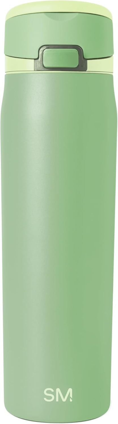 Water Bottle with Straw & Handle | 30oz | Blue | Mesa Loop Insulated Water Bottle for School, Sports, Travel | Leak Proof, Stainless Steel | Deep Dune - Colors A
