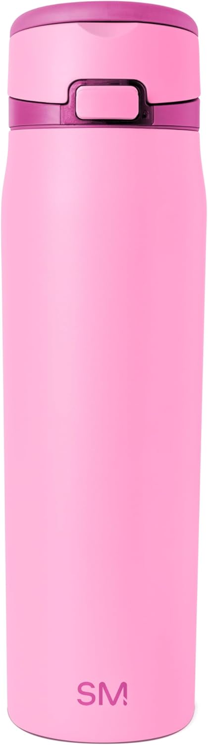 Water Bottle with Straw & Handle | 30oz | Blue | Mesa Loop Insulated Water Bottle for School, Sports, Travel | Leak Proof, Stainless Steel | Deep Dune - Colors A