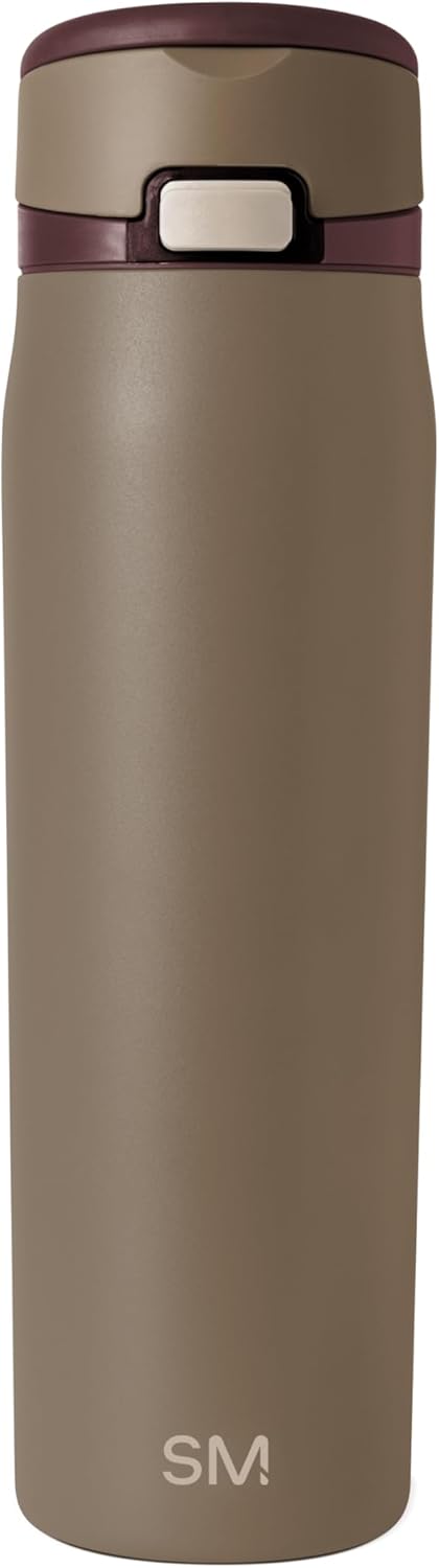 Water Bottle with Straw & Handle | 30oz | Blue | Mesa Loop Insulated Water Bottle for School, Sports, Travel | Leak Proof, Stainless Steel | Deep Dune - Colors A