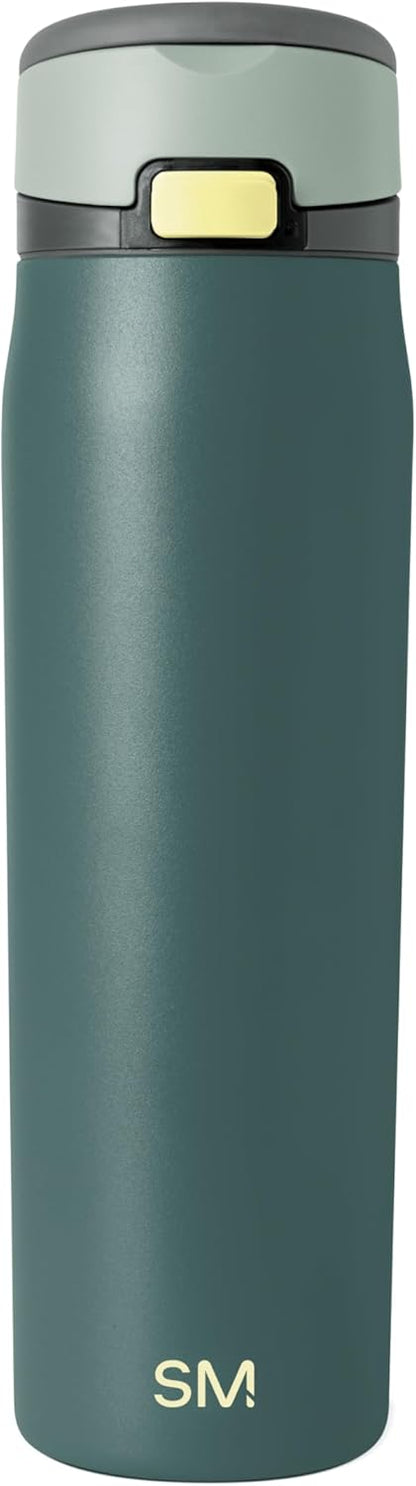 Water Bottle with Straw & Handle | 30oz | Blue | Mesa Loop Insulated Water Bottle for School, Sports, Travel | Leak Proof, Stainless Steel | Deep Dune - Colors A