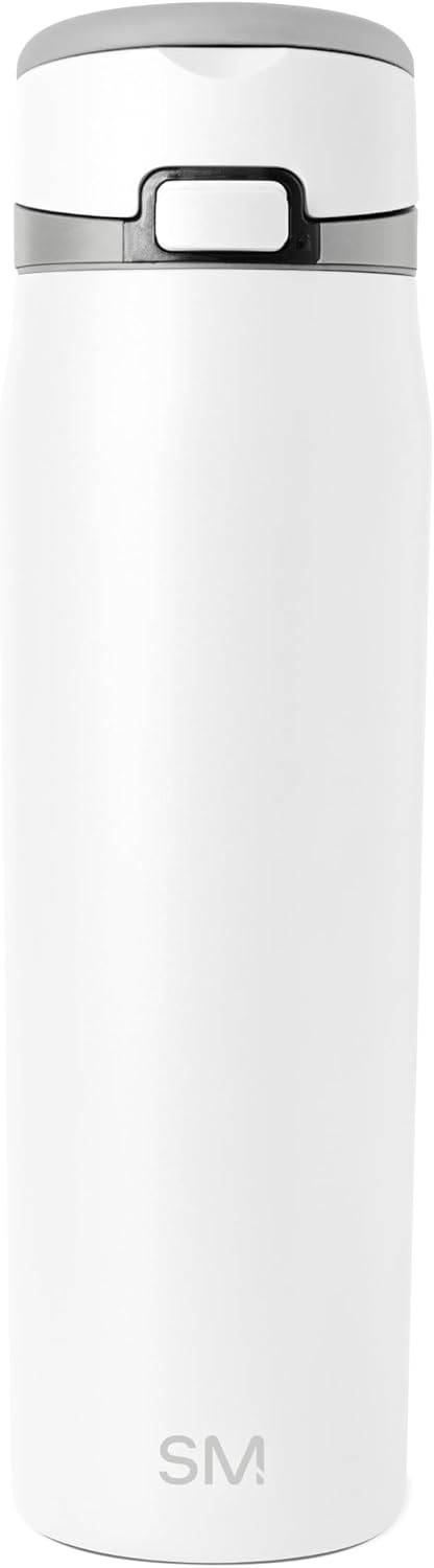 Water Bottle with Straw & Handle | 30oz | Blue | Mesa Loop Insulated Water Bottle for School, Sports, Travel | Leak Proof, Stainless Steel | Deep Dune - Colors A