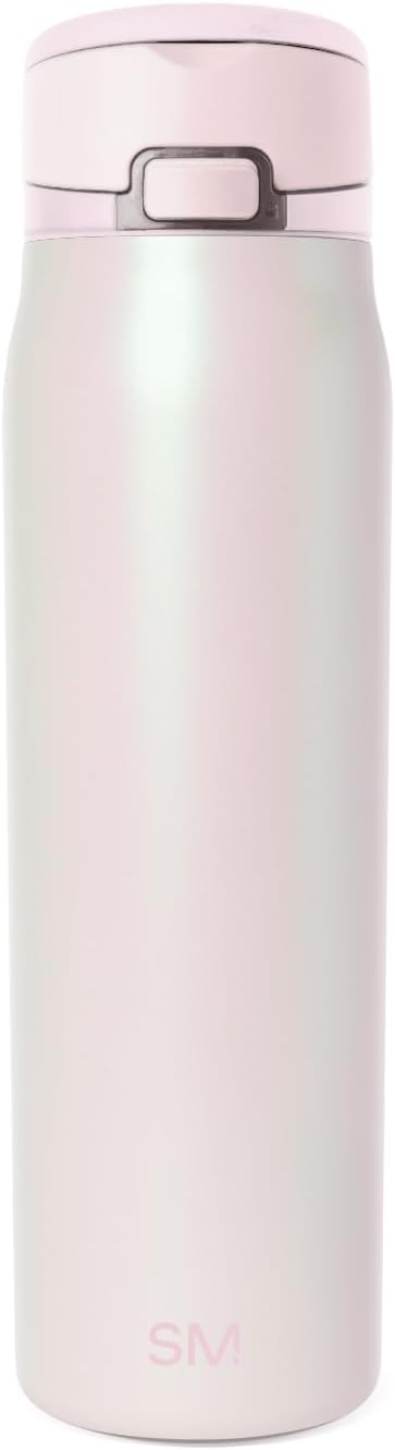 Water Bottle with Straw & Handle | 30oz | Blue | Mesa Loop Insulated Water Bottle for School, Sports, Travel | Leak Proof, Stainless Steel | Deep Dune - Colors A