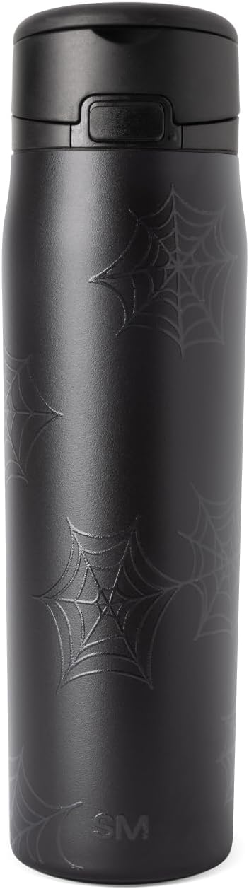 Water Bottle with Straw & Handle | 30oz | Blue | Mesa Loop Insulated Water Bottle for School, Sports, Travel | Leak Proof, Stainless Steel | Deep Dune - Colors A