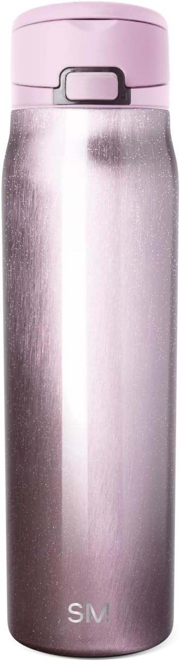 Water Bottle with Straw & Handle | 30oz | Blue | Mesa Loop Insulated Water Bottle for School, Sports, Travel | Leak Proof, Stainless Steel | Deep Dune - Colors A