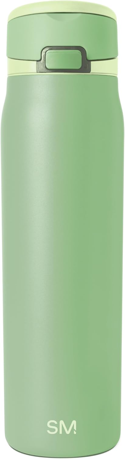 Water Bottle with Straw & Handle | 30oz | Blue | Mesa Loop Insulated Water Bottle for School, Sports, Travel | Leak Proof, Stainless Steel | Deep Dune - Colors A