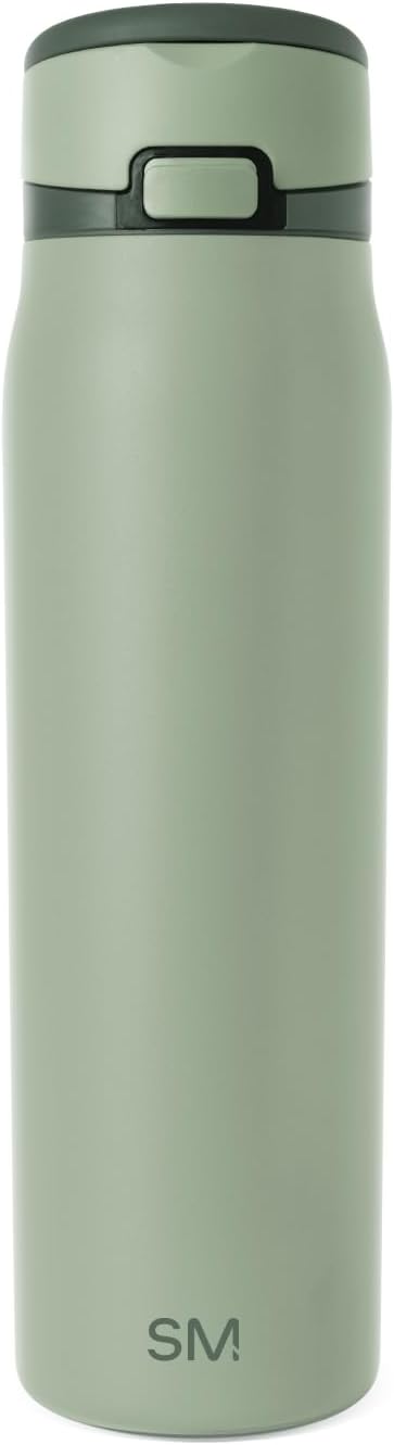 Water Bottle with Straw & Handle | 30oz | Blue | Mesa Loop Insulated Water Bottle for School, Sports, Travel | Leak Proof, Stainless Steel | Deep Dune - Colors A