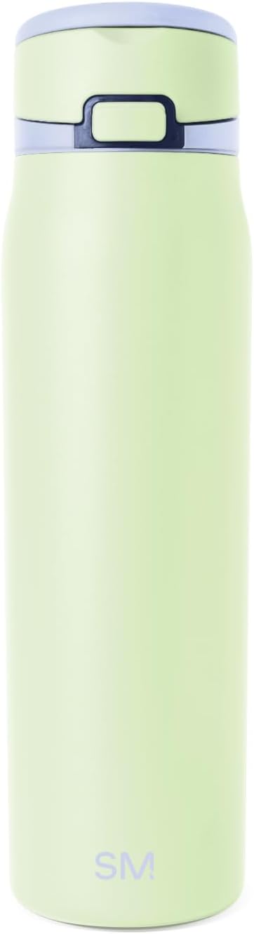 Water Bottle with Straw & Handle | 30oz | Blue | Mesa Loop Insulated Water Bottle for School, Sports, Travel | Leak Proof, Stainless Steel | Deep Dune - Colors A