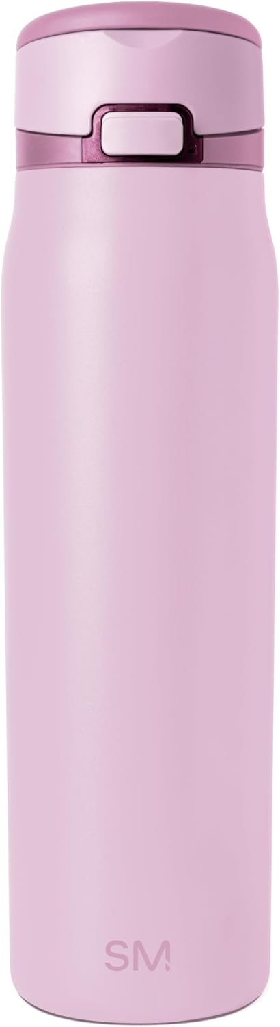 Water Bottle with Straw & Handle | 30oz | Blue | Mesa Loop Insulated Water Bottle for School, Sports, Travel | Leak Proof, Stainless Steel | Deep Dune - Colors A