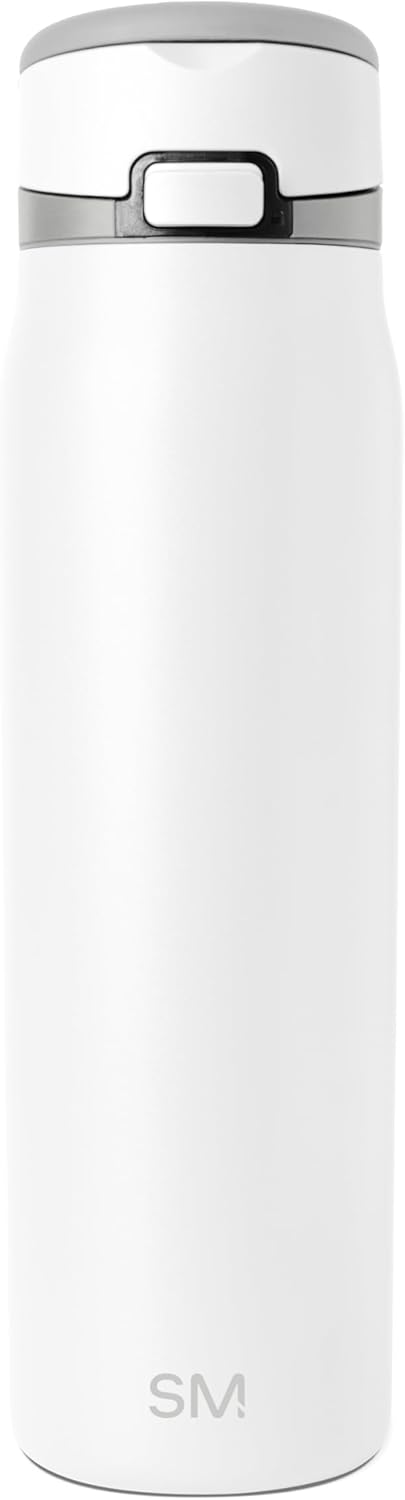 Water Bottle with Straw & Handle | 30oz | Blue | Mesa Loop Insulated Water Bottle for School, Sports, Travel | Leak Proof, Stainless Steel | Deep Dune - Colors A