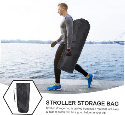 Stroller Travel Bag for Airplane Organizer for Double Single Strollers with Straps Protects From Damage for Gate Check Travel