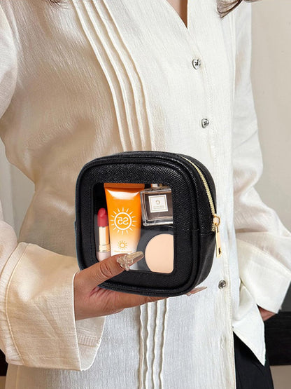 Diaper Bag Organizer Pouch Set, Waterproof Travel Clear Makeup Bag Set for Women Small Toiletry Bag Travel Packing Organizer Bags Cosmetic Case with Zipper Compact Car Organizer Bag