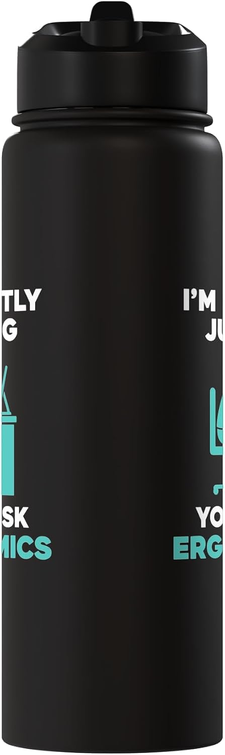 Silently Judging Desk Ergonomics Stainless Steel Insulated Water Bottle