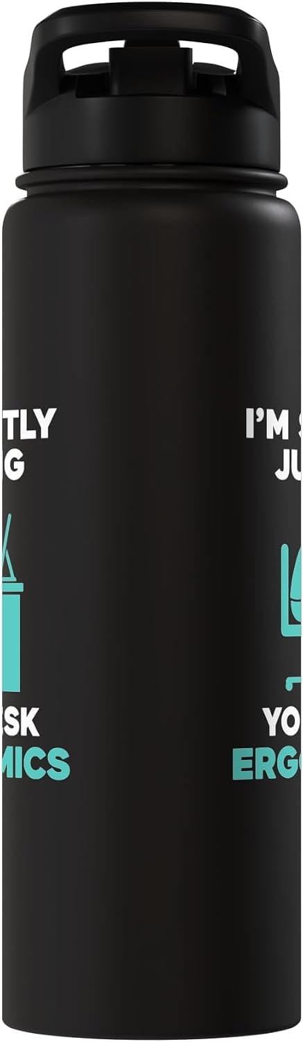 Silently Judging Desk Ergonomics Stainless Steel Insulated Water Bottle