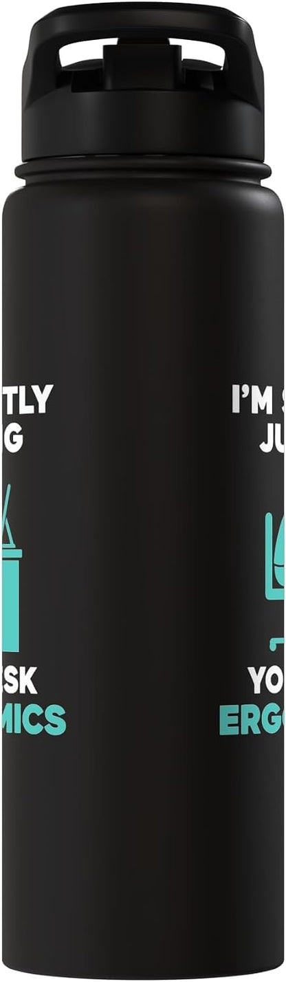 Silently Judging Desk Ergonomics Stainless Steel Insulated Water Bottle