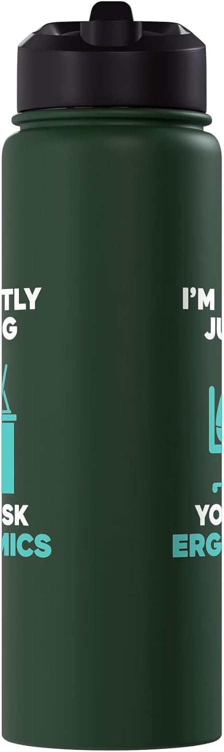 Silently Judging Desk Ergonomics Stainless Steel Insulated Water Bottle