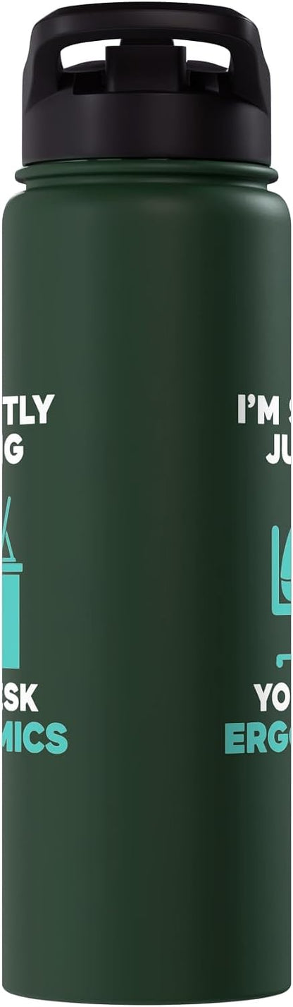 Silently Judging Desk Ergonomics Stainless Steel Insulated Water Bottle