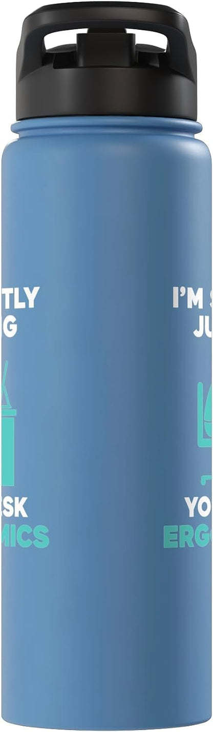 Silently Judging Desk Ergonomics Stainless Steel Insulated Water Bottle