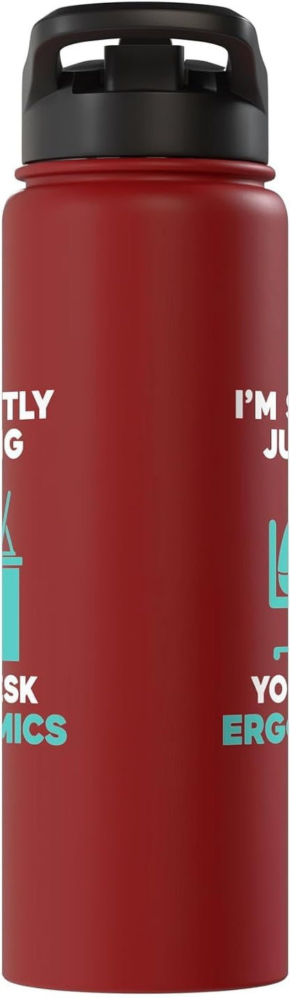 Silently Judging Desk Ergonomics Stainless Steel Insulated Water Bottle