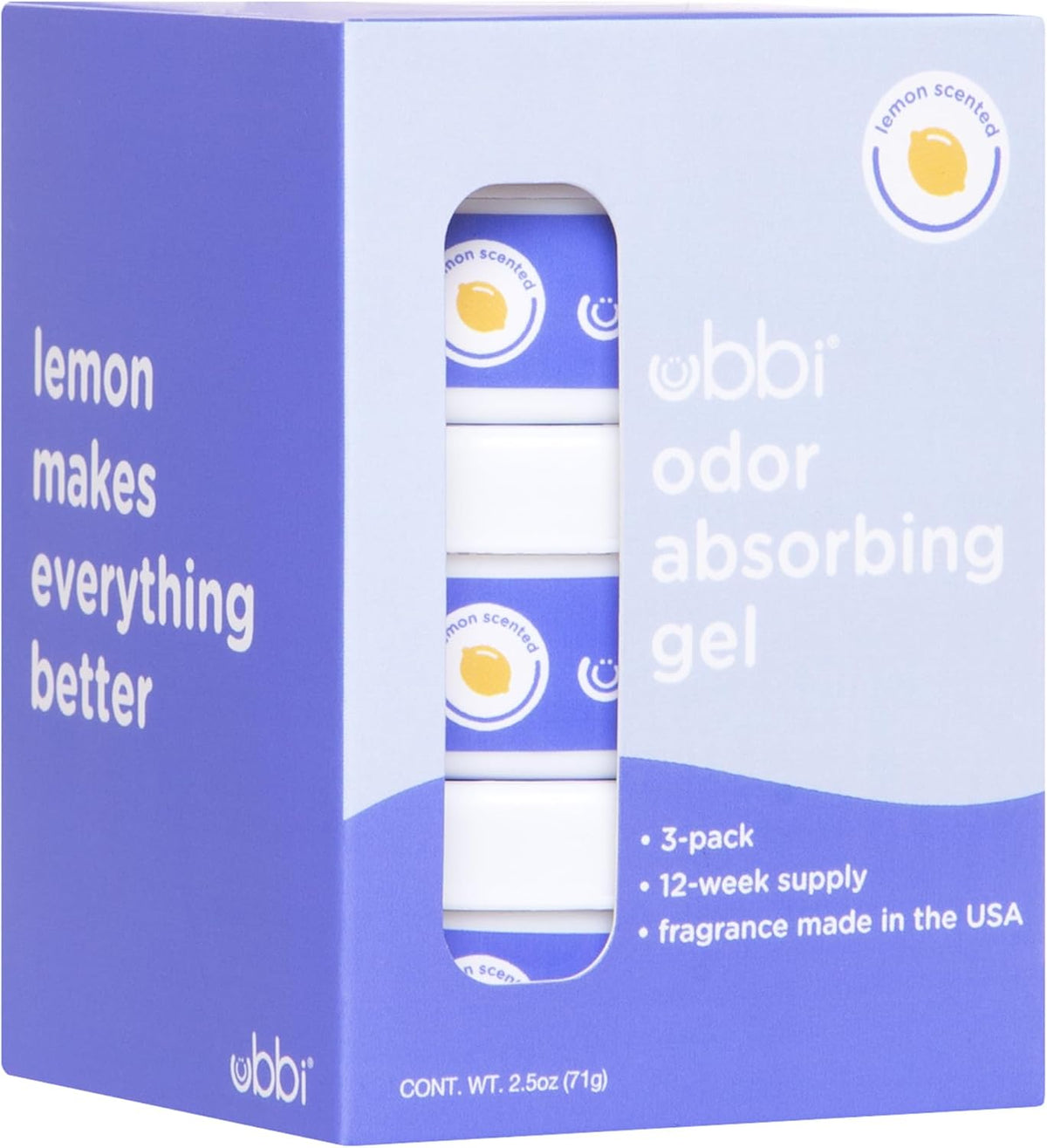 Lavender Scented Odor Absorbing Gels, 3-Pack