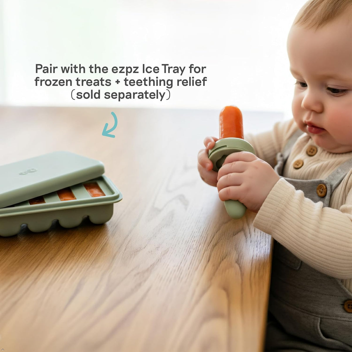 Ice Tray for the Baby-Led Gumline Feeder (Pewter)