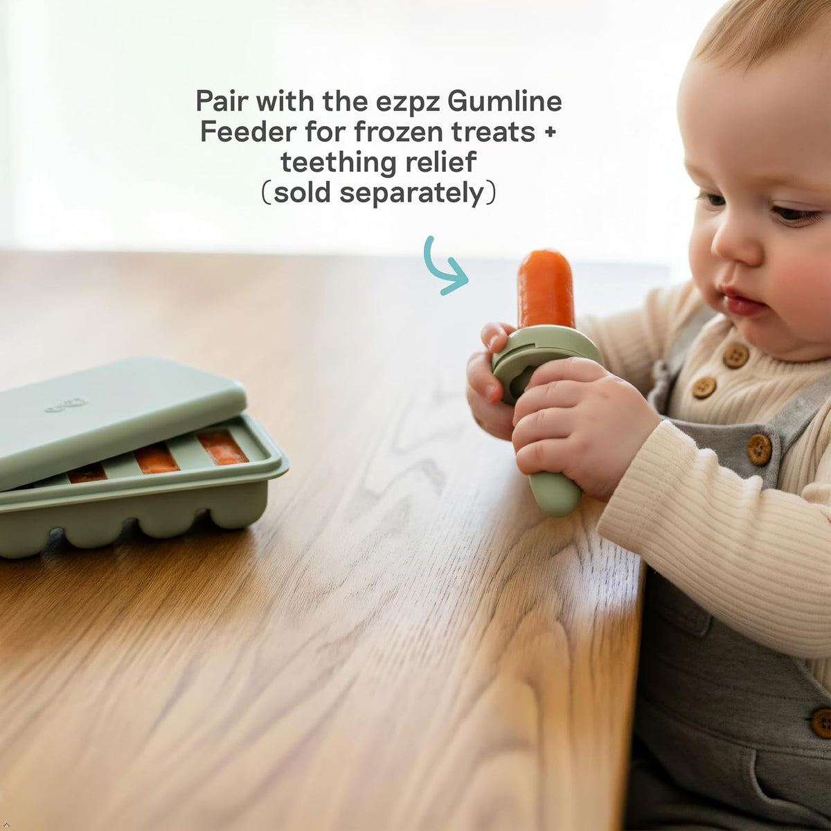 Ice Tray for the Baby-Led Gumline Feeder (Pewter)