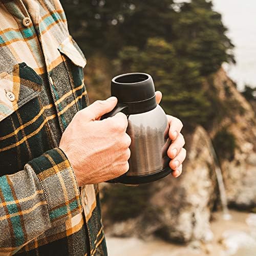 moJOEmo Wide Base Vacuum Travel Mug 22 ounces (Gray)