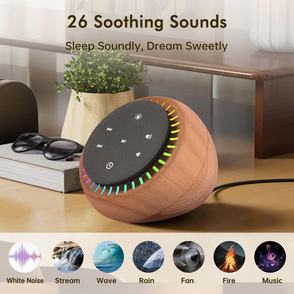 Sound Machine for Sleep, White Noise for Sleeping Adults & Baby