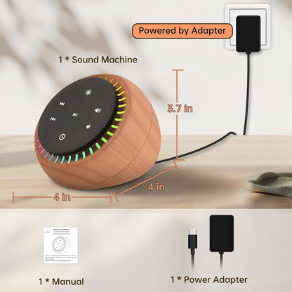 Sound Machine for Sleep, White Noise for Sleeping Adults & Baby