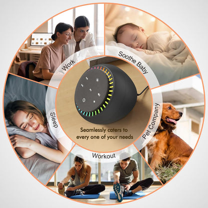 Sound Machine for Sleep, White Noise for Sleeping Adults & Baby