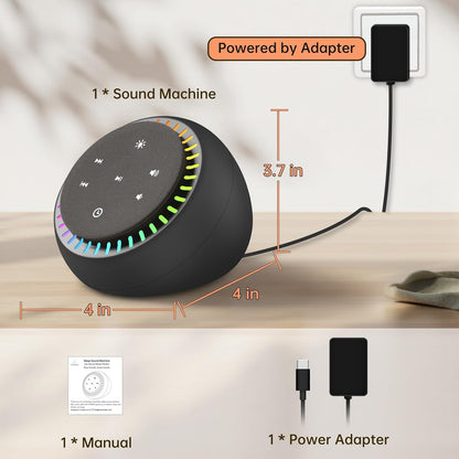 Sound Machine for Sleep, White Noise for Sleeping Adults & Baby