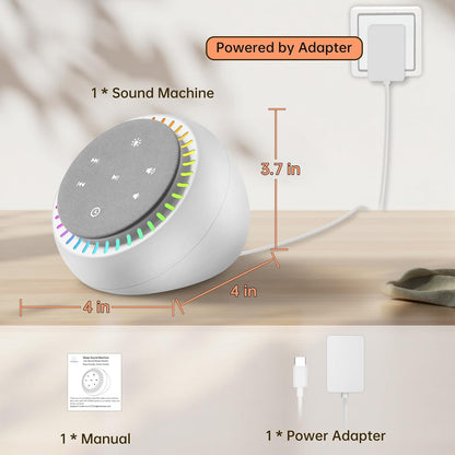 Sound Machine for Sleep, White Noise for Sleeping Adults & Baby