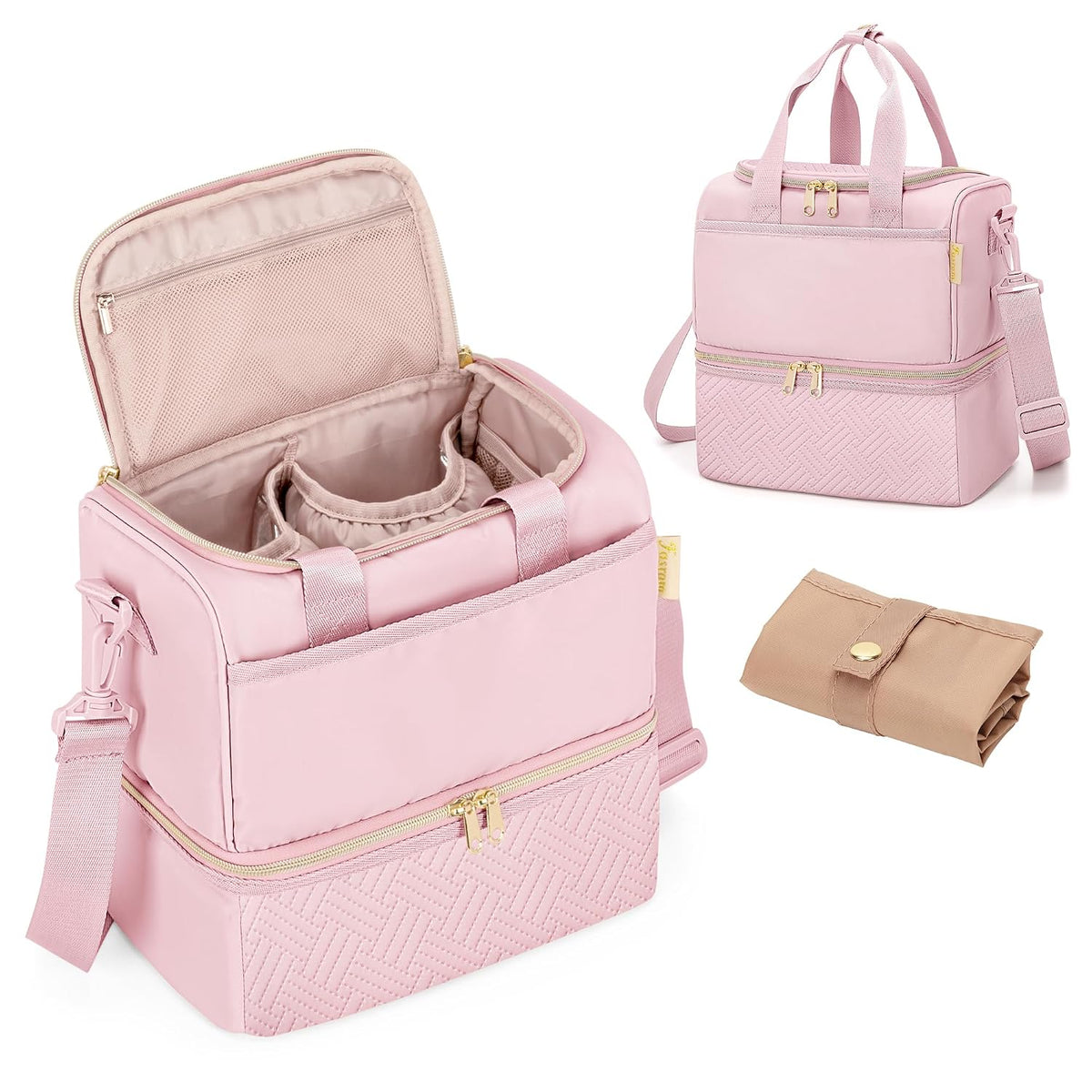 Wearable Breast Pump Bag with Breastmilk Cooler Compartment