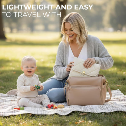 Portable Diaper Changing Pad - Soft and Easy to Clean Mat for Babies