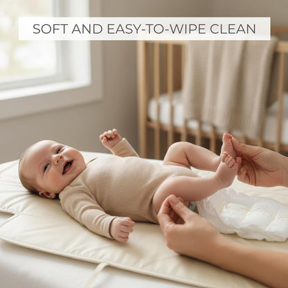 Portable Diaper Changing Pad - Soft and Easy to Clean Mat for Babies