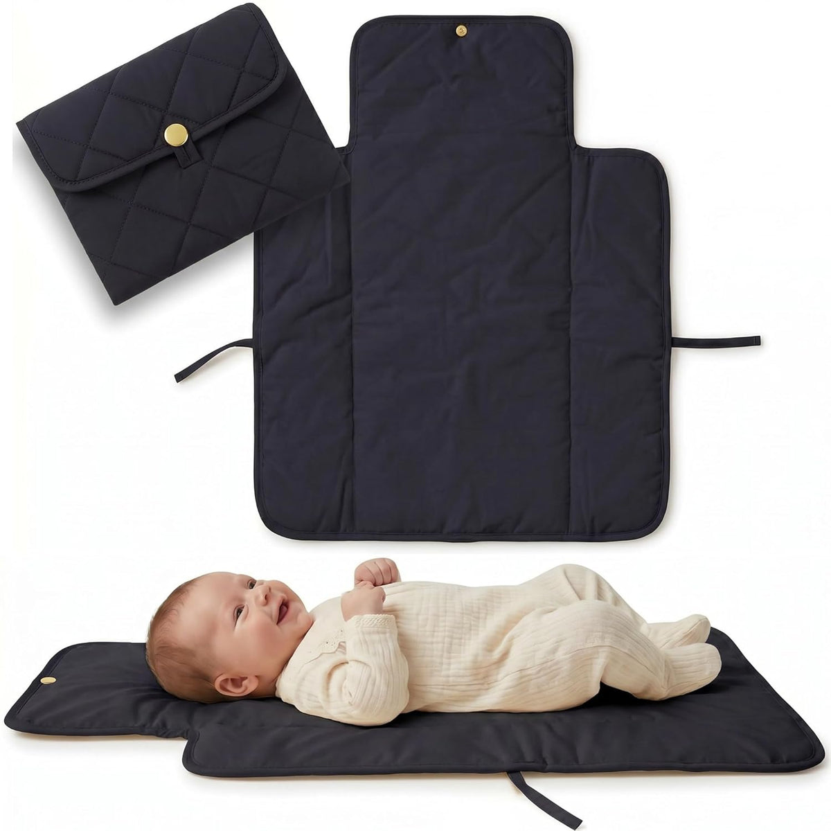 Portable Diaper Changing Pad - Soft and Easy to Clean Mat for Babies
