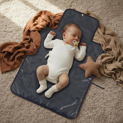 Portable Diaper Changing Pad - Soft and Easy to Clean Mat for Babies