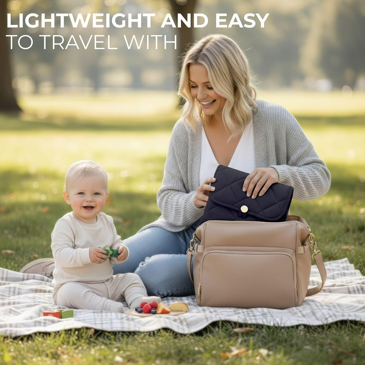 Portable Diaper Changing Pad - Soft and Easy to Clean Mat for Babies