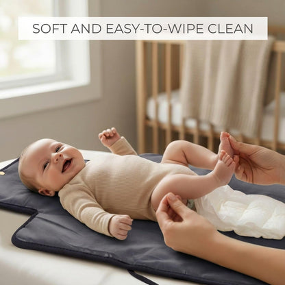 Portable Diaper Changing Pad - Soft and Easy to Clean Mat for Babies