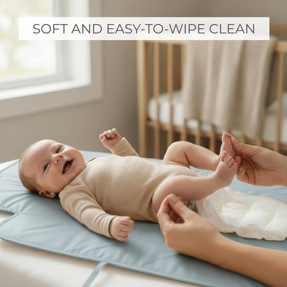 Portable Diaper Changing Pad - Soft and Easy to Clean Mat for Babies