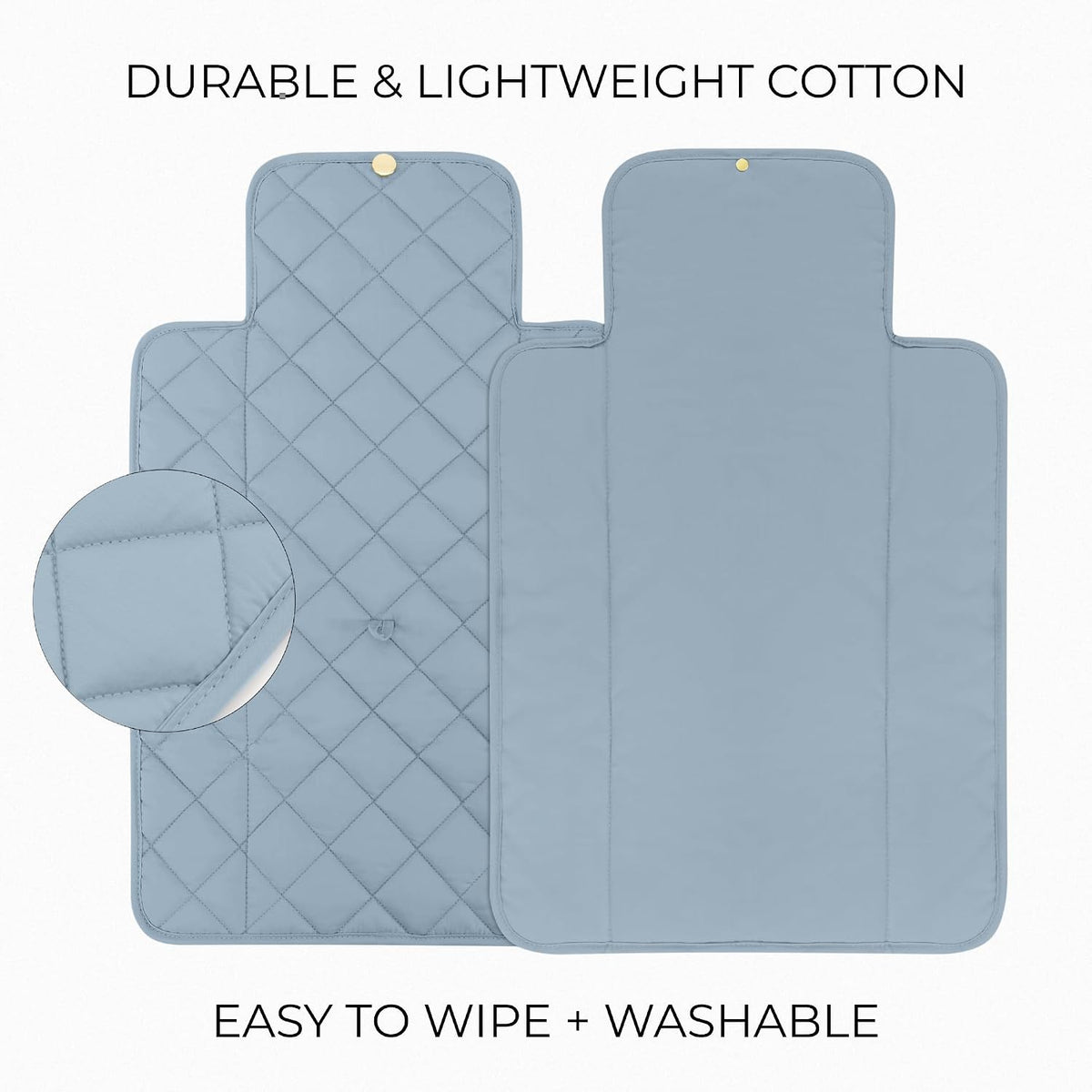 Portable Diaper Changing Pad - Soft and Easy to Clean Mat for Babies