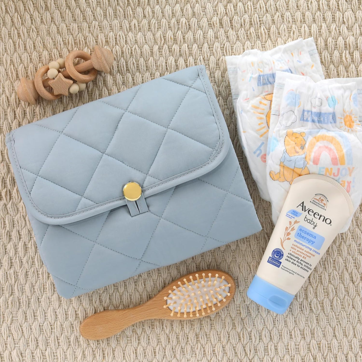 Portable Diaper Changing Pad - Soft and Easy to Clean Mat for Babies