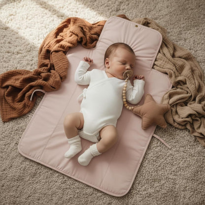 Portable Diaper Changing Pad - Soft and Easy to Clean Mat for Babies