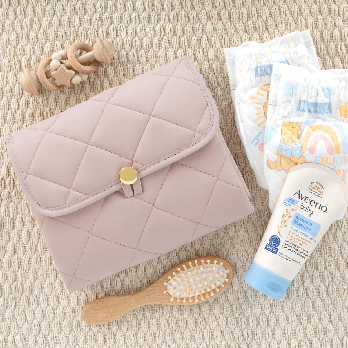 Portable Diaper Changing Pad - Soft and Easy to Clean Mat for Babies