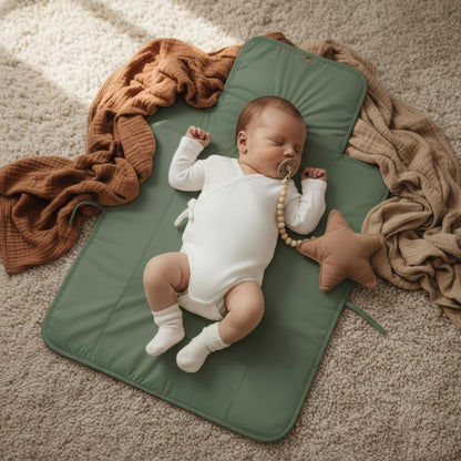 Portable Diaper Changing Pad - Soft and Easy to Clean Mat for Babies